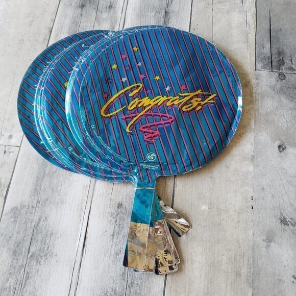 Set of 23 Congrats Foil Balloons - no self sealing valve - Picture 1 of 3